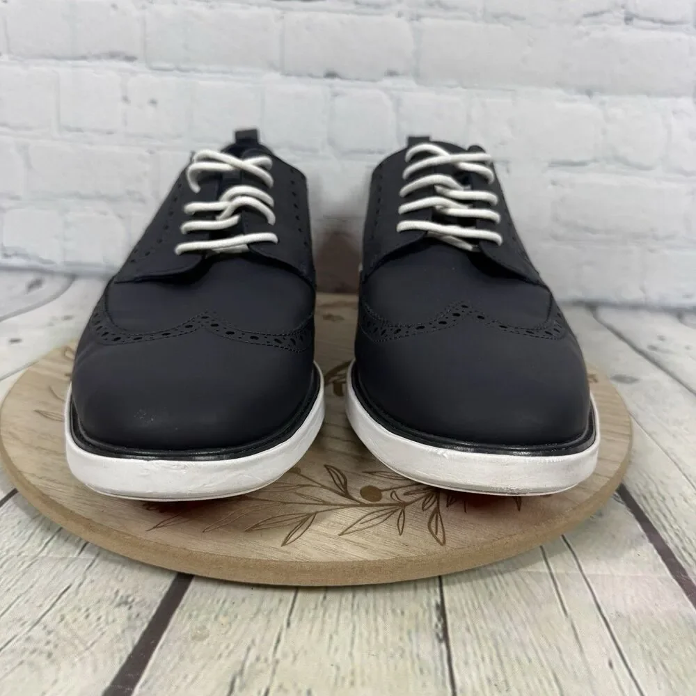 Cole Haan GrandPro Wingtip Oxford Sneaker C38916 Black Leather Men’s Size 13M
